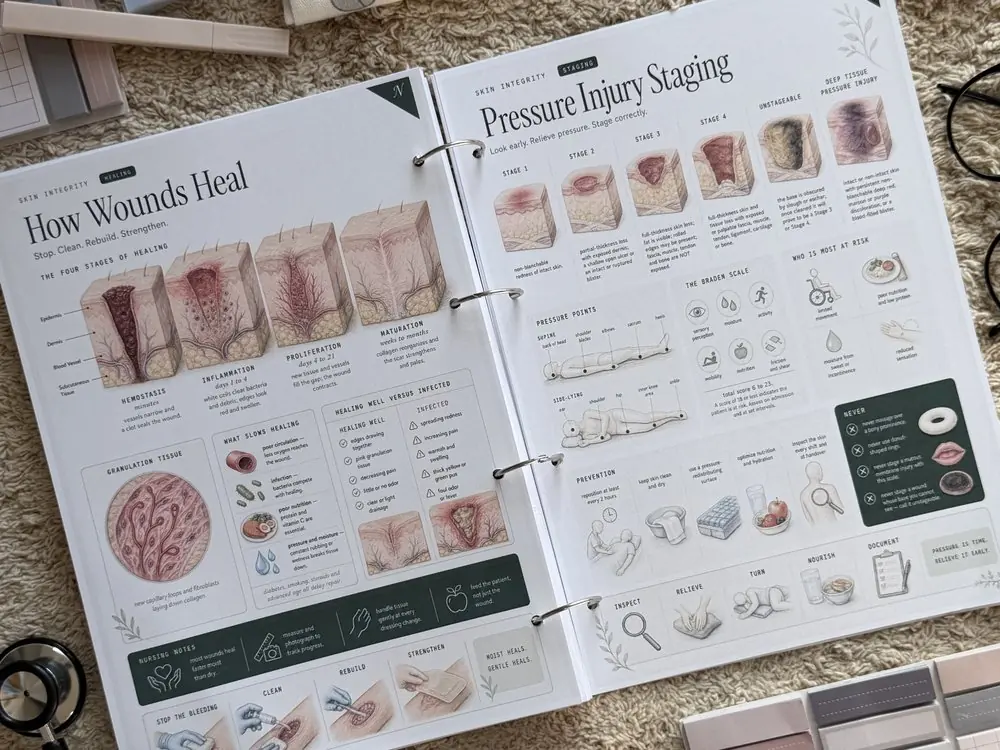 Two illustrated plates, open side by side